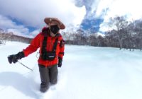 雪質はよかったけど、なぜか滑らない