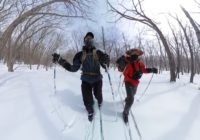 新雪滑走に挑戦しました