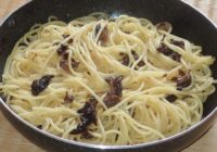 シャグマアミガサタケのパスタ