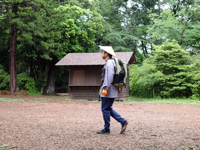 気合いを入れて天覧山中段を出発しました