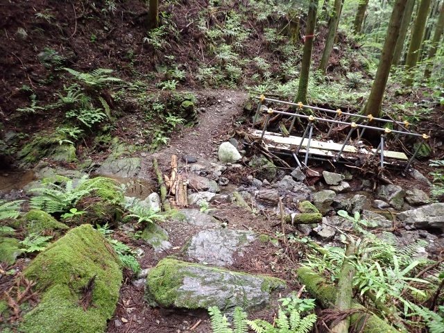 橋は流されてましたが問題なし