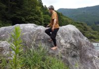 ノーハンドのトラバース