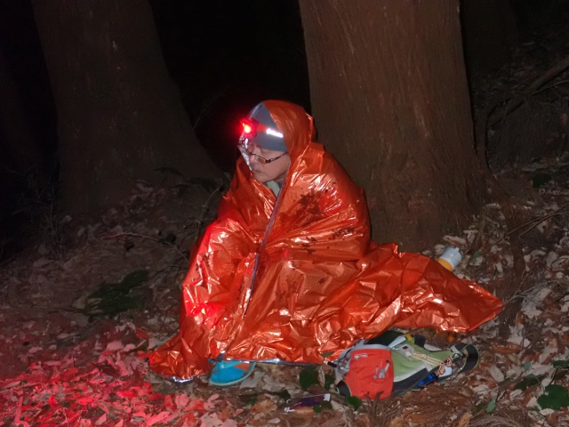 レスキューシートは暖かい