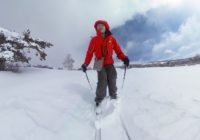 不本意な「歩くスキー」