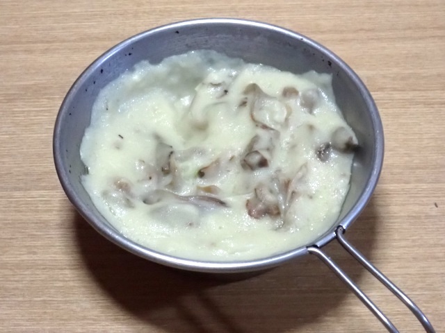 ノボリリュウタケのクリーム煮