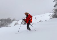 新雪ラッセル三昧 泣いた