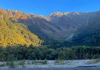 上高地でお大名キャンプ