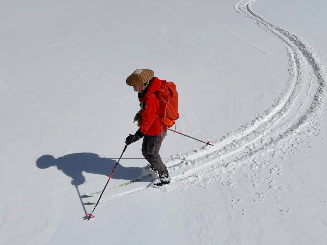 雪が安定して楽にターンできた