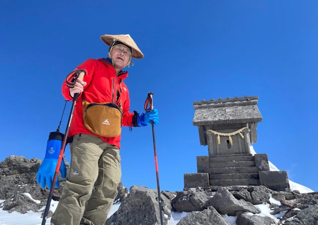 天狗原にはずいぶん雪があった