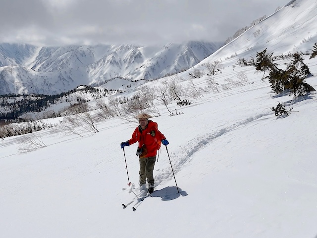 白馬岳は雲に隠れてしまった